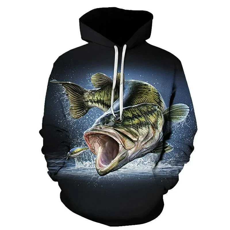 Outdoor Hunting Hoodie - New 3D Printing CARP Fishing Pattern