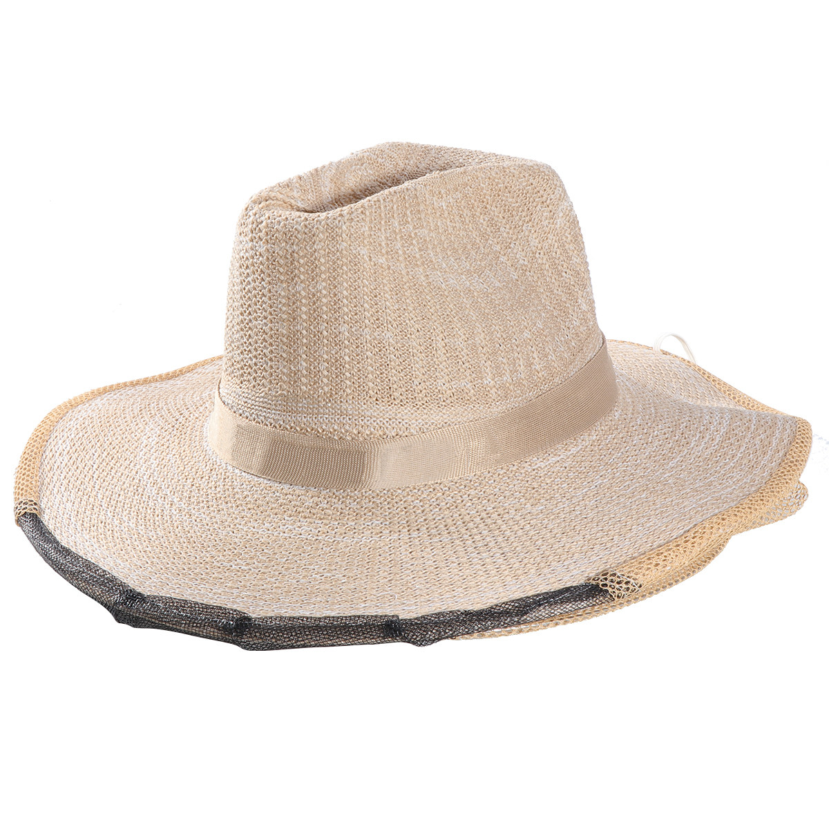 Outdoor Hunting Fabric - Outdoor Anti-Bee Mosquito Hat Denim Steel