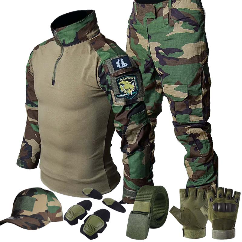 Tactical Cargo Uniform Jungle  - Hunting Outdoor Shirts review and price