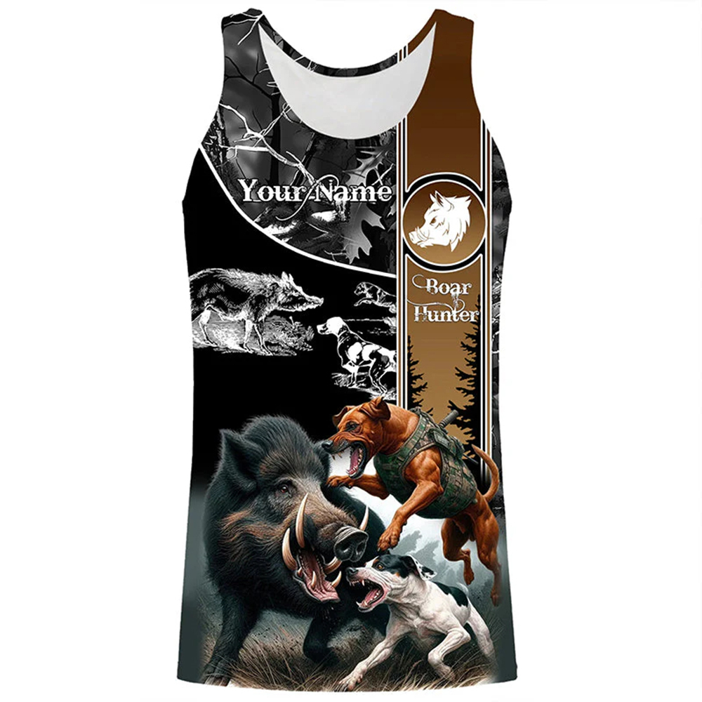 Custom Name Boar Hunter Tank T - Outdoor Hunting Dog Names review and price