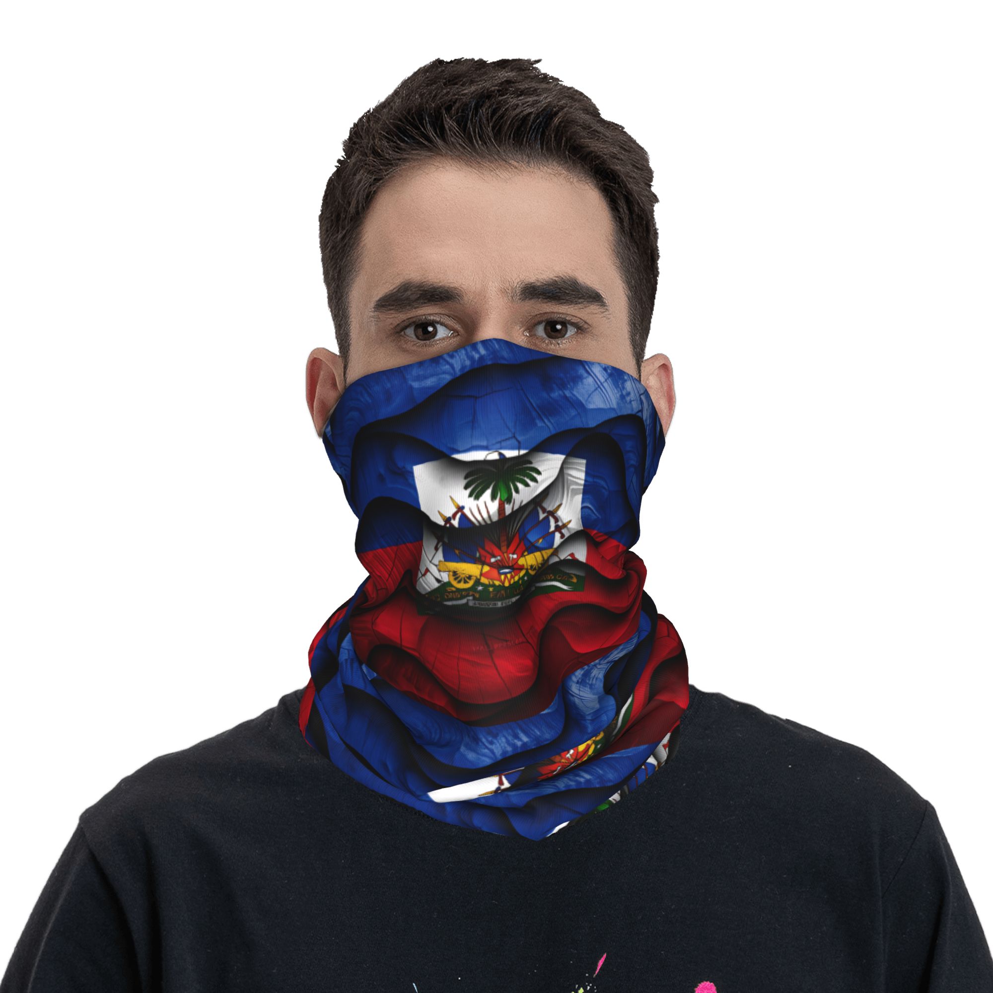 Haiti Flag Balaclava  Hunting  - Hunting Fishing Outdoor review and price