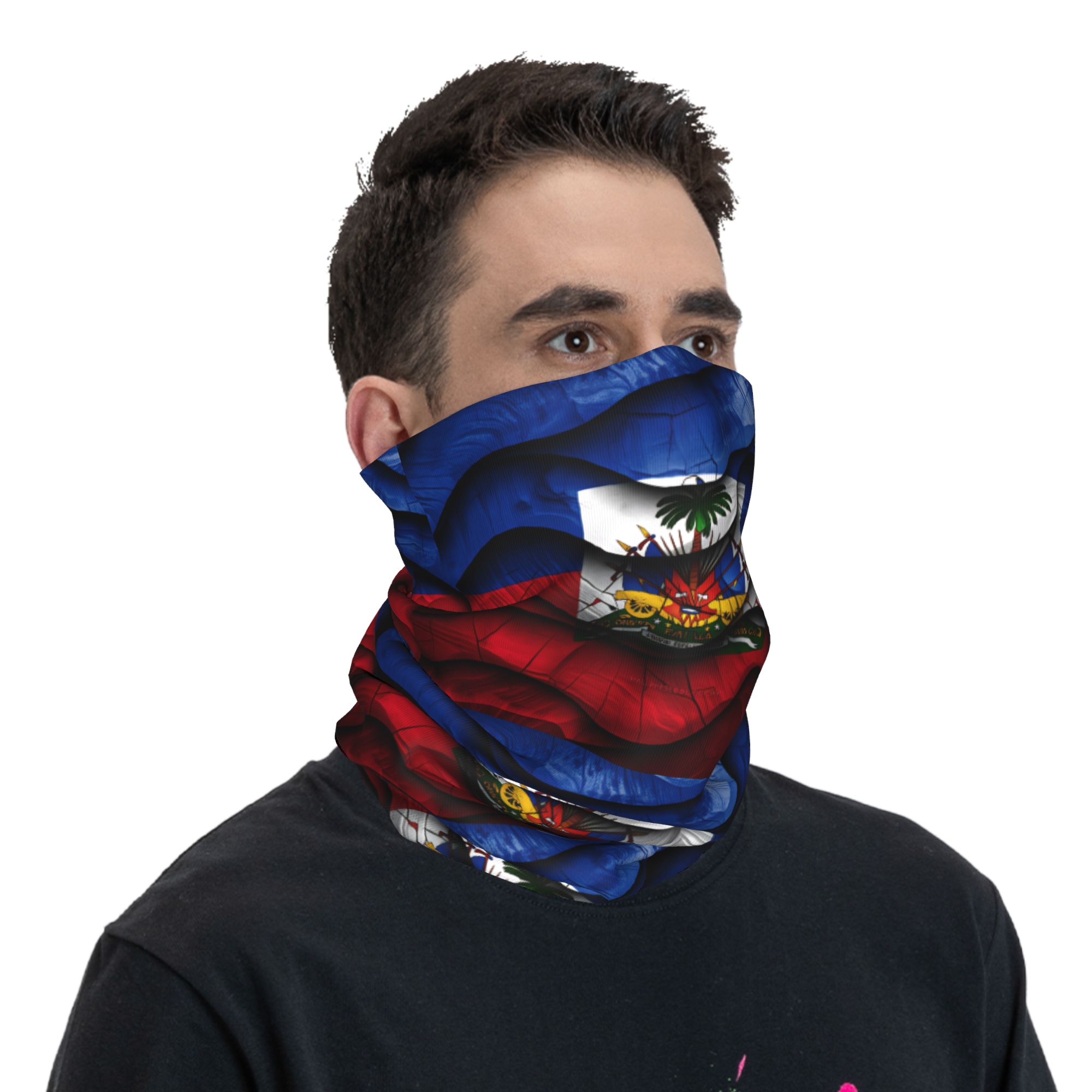 Haiti Flag Balaclava  Hunting  - Hunting Fishing Outdoor review and price