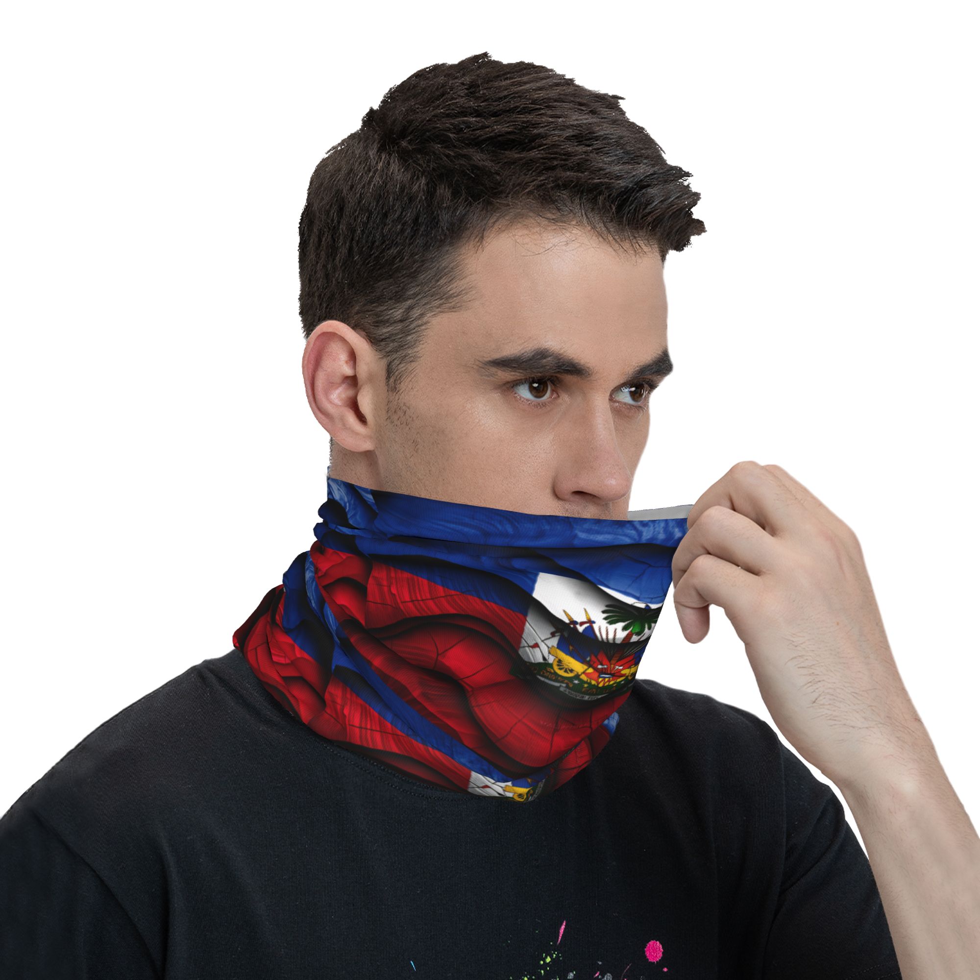 Haiti Flag Balaclava  Hunting  - Hunting Fishing Outdoor review and price