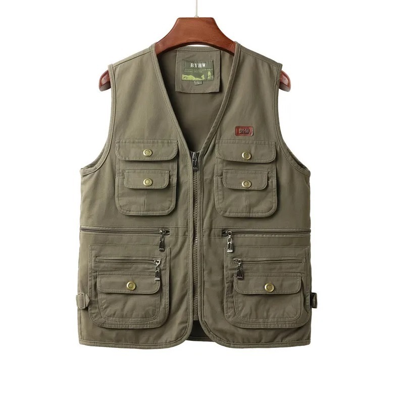 Men's Vest Multi Pocket Sleeve - Safari Outdoor Hunting Jackets review and price