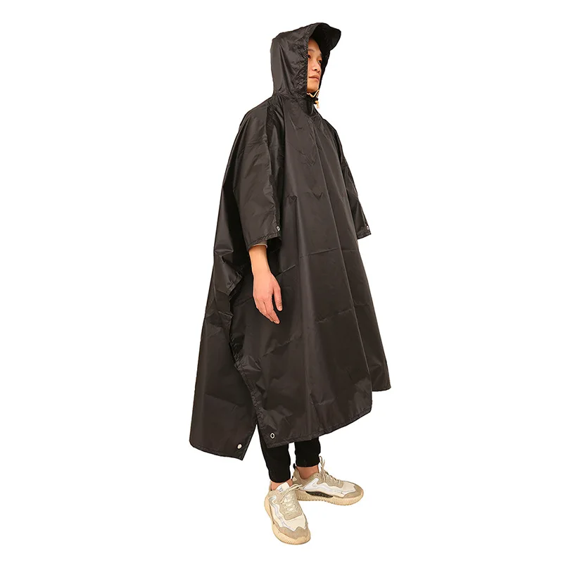 Raincoat 3 In 1 Hiking Poncho  - Hunting Camp Outdoor Supplies review and price