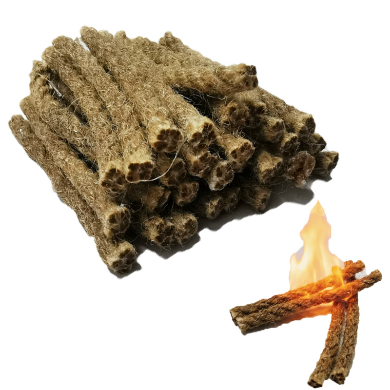 Outdoor Mini Wax Hemp Rope Por - Fire Starter Waterproof review and price