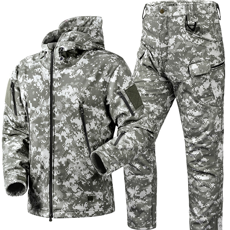 Winter Thicken Men Camo Suit W - Safari Outdoor Hunting Jackets review and price