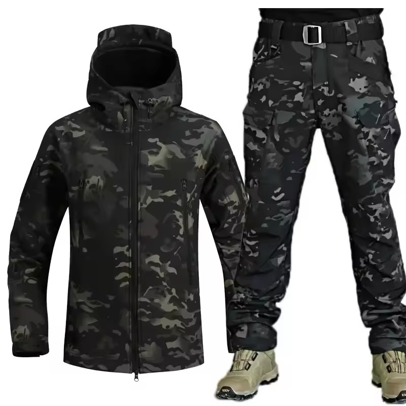 Winter Thicken Men Camo Suit W - Safari Outdoor Hunting Jackets review and price